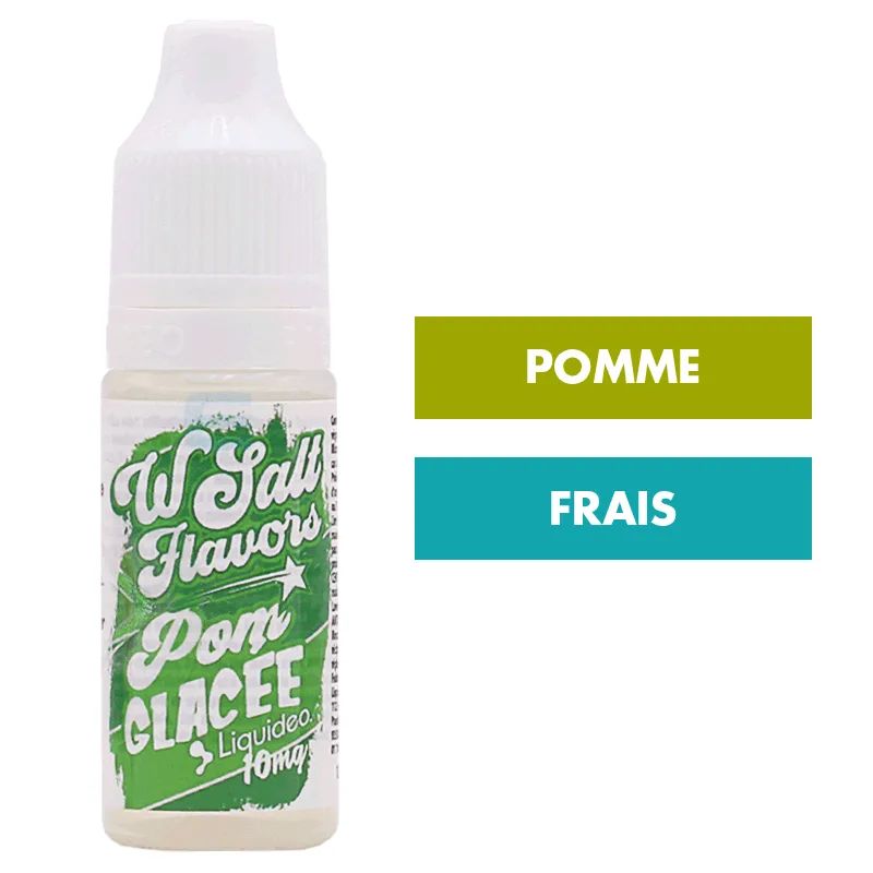 E-liquide Pom Glacée 10 mL - Wsalt (Liquideo) — Liquideo - Wsalt