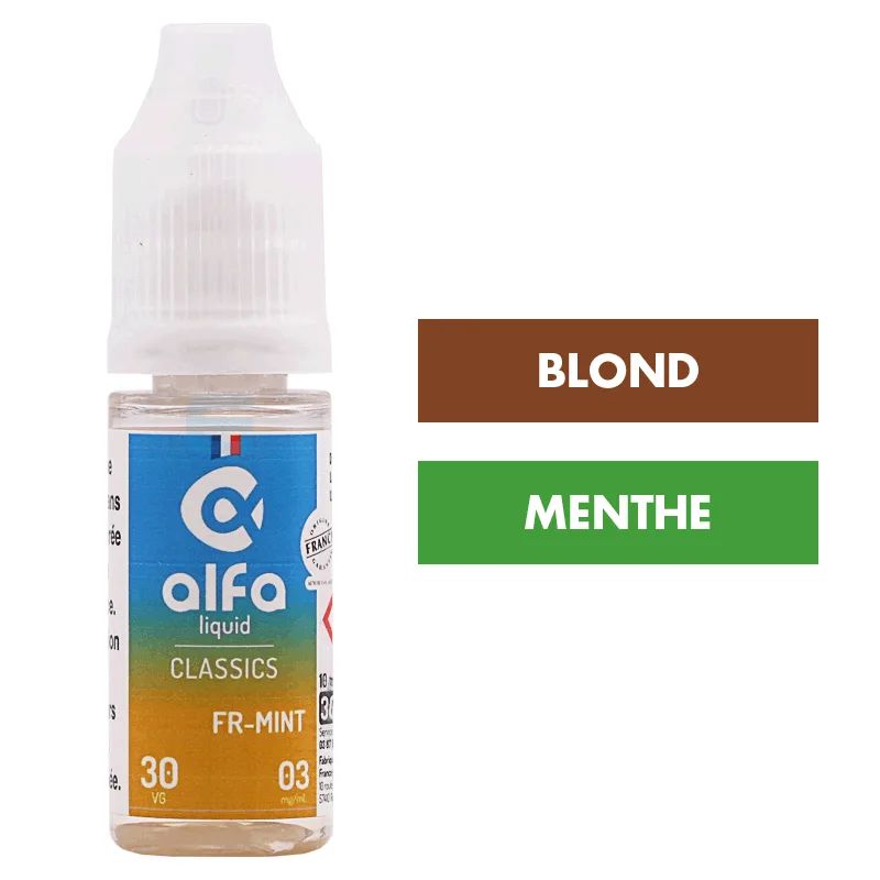 E-liquide FR-Mint (30 VG) 10 mL - Alfaliquid — Alfaliquid - 30VG