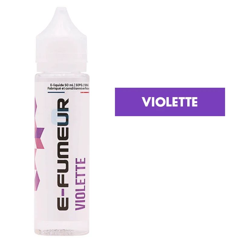 E-liquide Violette 50 mL - E-FUMEUR — E-Fumeur - E-liquides