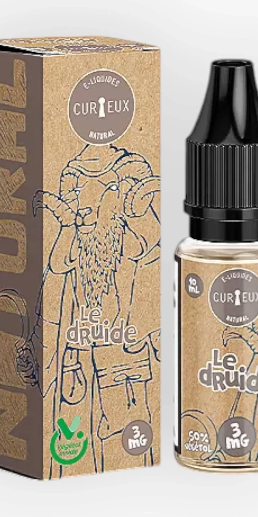 E-liquide Le Druide 10 mL - Natural Curieux