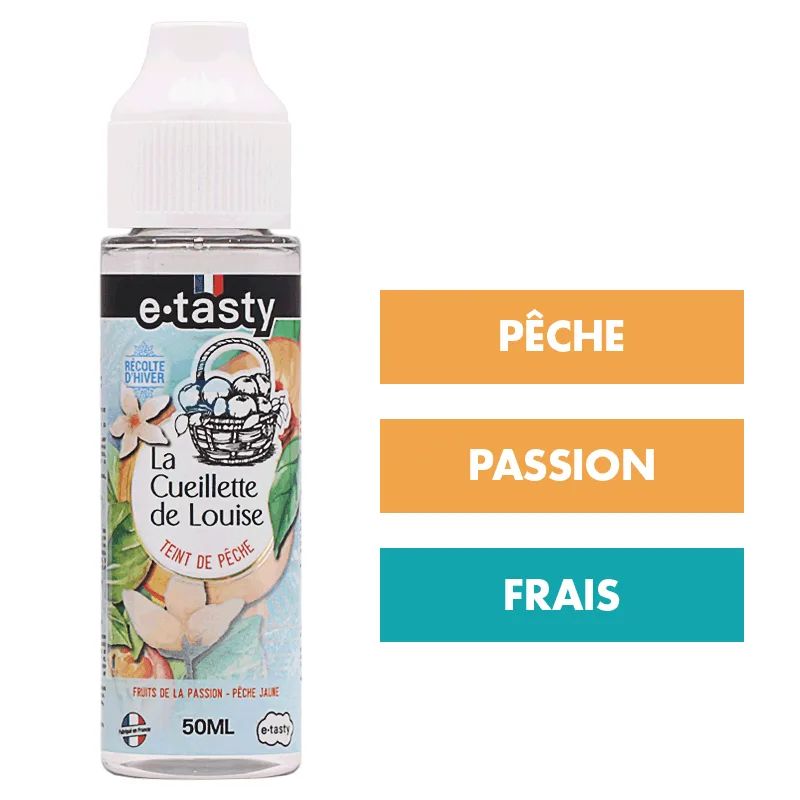 E-liquide Teint de Pêche (Hiver) 50 mL - La Cueillette de Louise (E.Tasty) — E.Tasty - La Cueillette de Louise