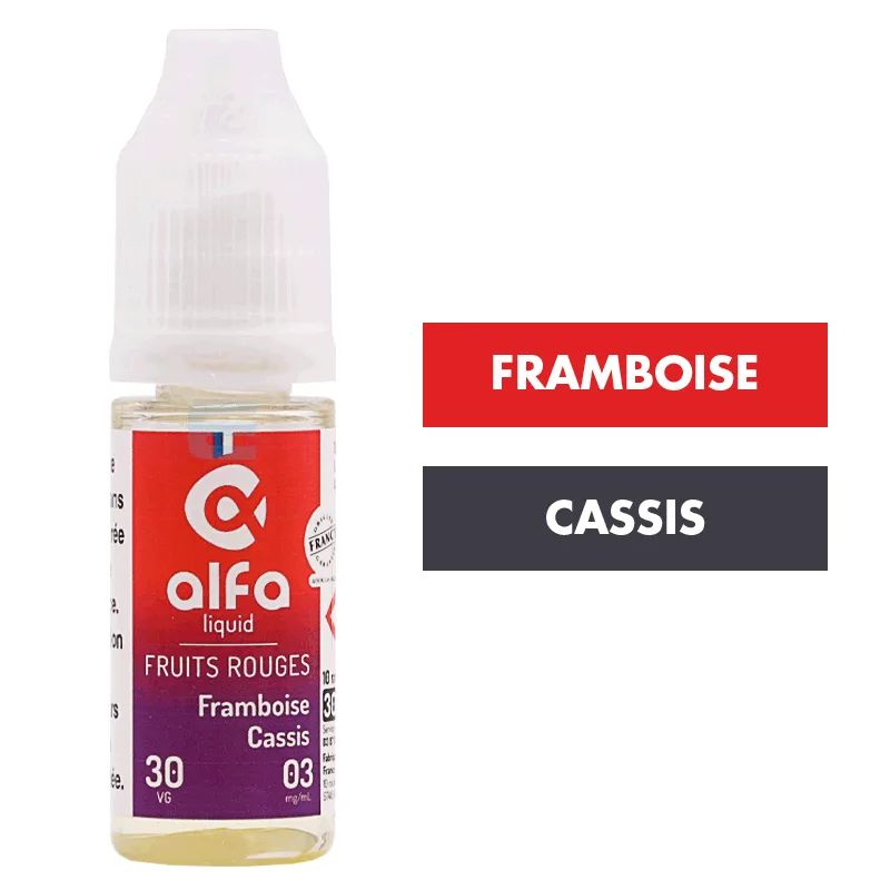 E-liquide Framboise Cassis (30 VG) 10 mL - Alfaliquid — Alfaliquid - 30VG