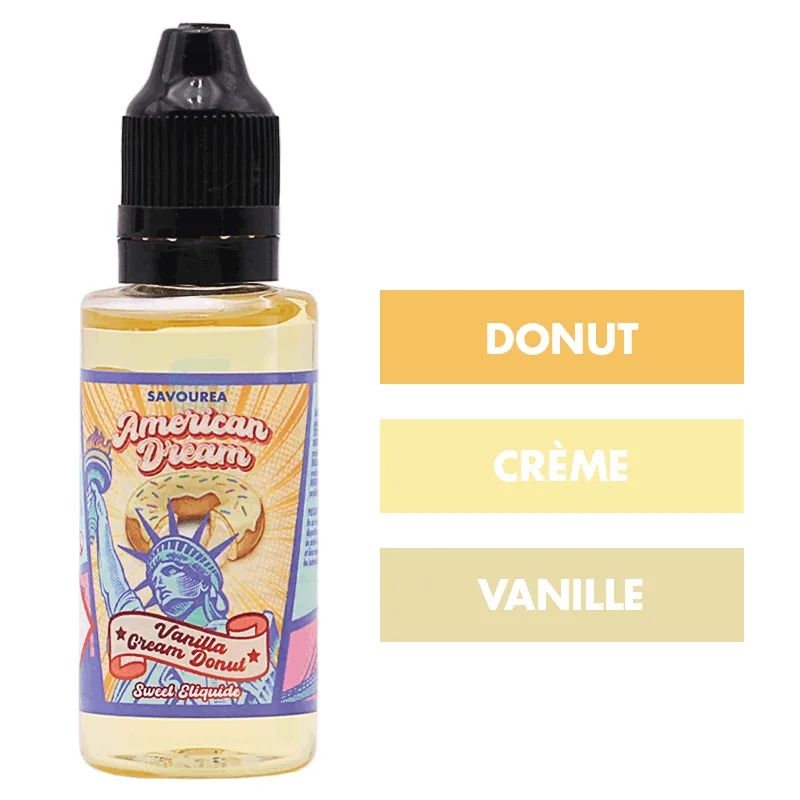 Concentré Vanilla Cream Donut 30 mL - American Dream (Savourea) — American Dream - Arômes DIY