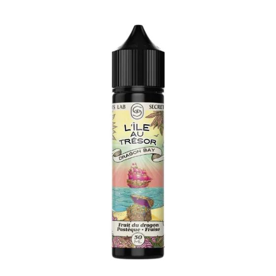 E-liquide Dragon Bay 50 mL - L'Ile au Trésor — Secret's Lab - L'ile au tresor