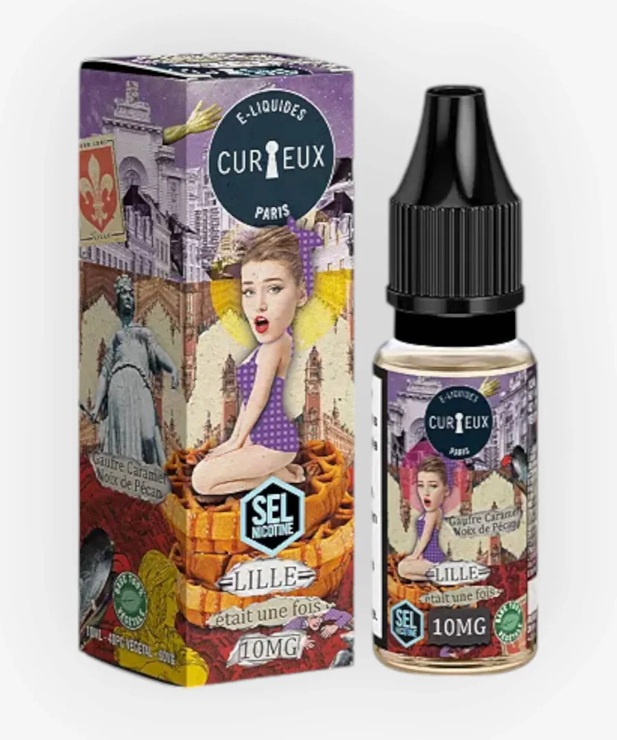 E-liquide Lille Était Une Fois Nic Salt 10 mL - Édition Hexagone Curieux