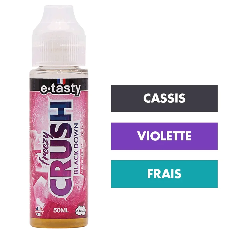 E-liquide Black Down 50 mL - Freezy Crush (E.Tasty)