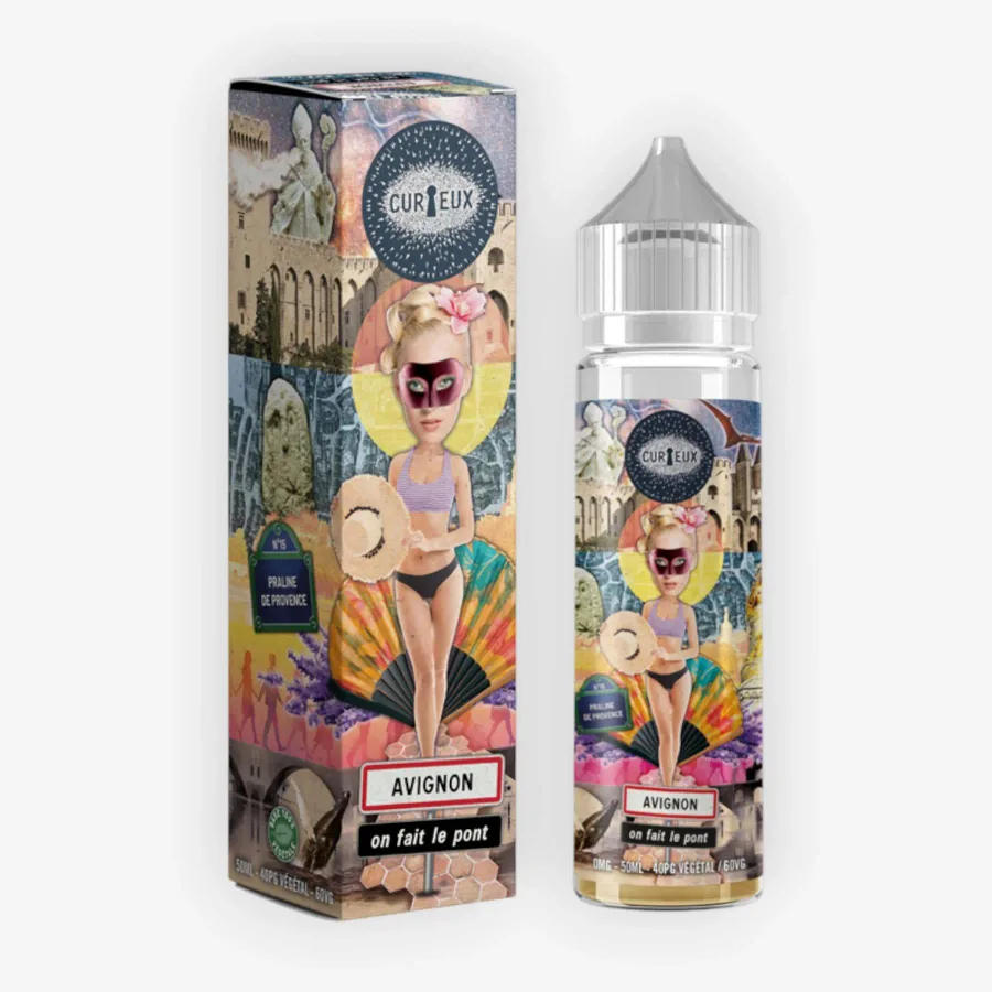 E-liquide Avignon On Fait Le Pont 50 mL - Hexagone (Curieux)