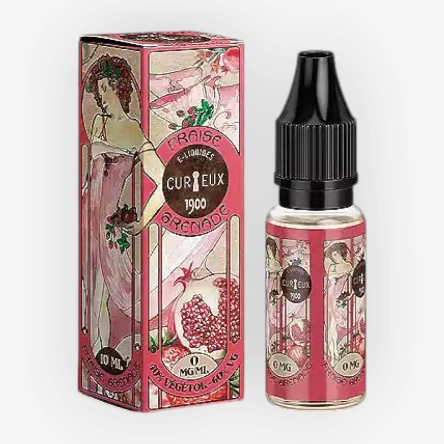 E-liquide Fraise Grenade 10 mL - 1900 (Curieux) — vue 2