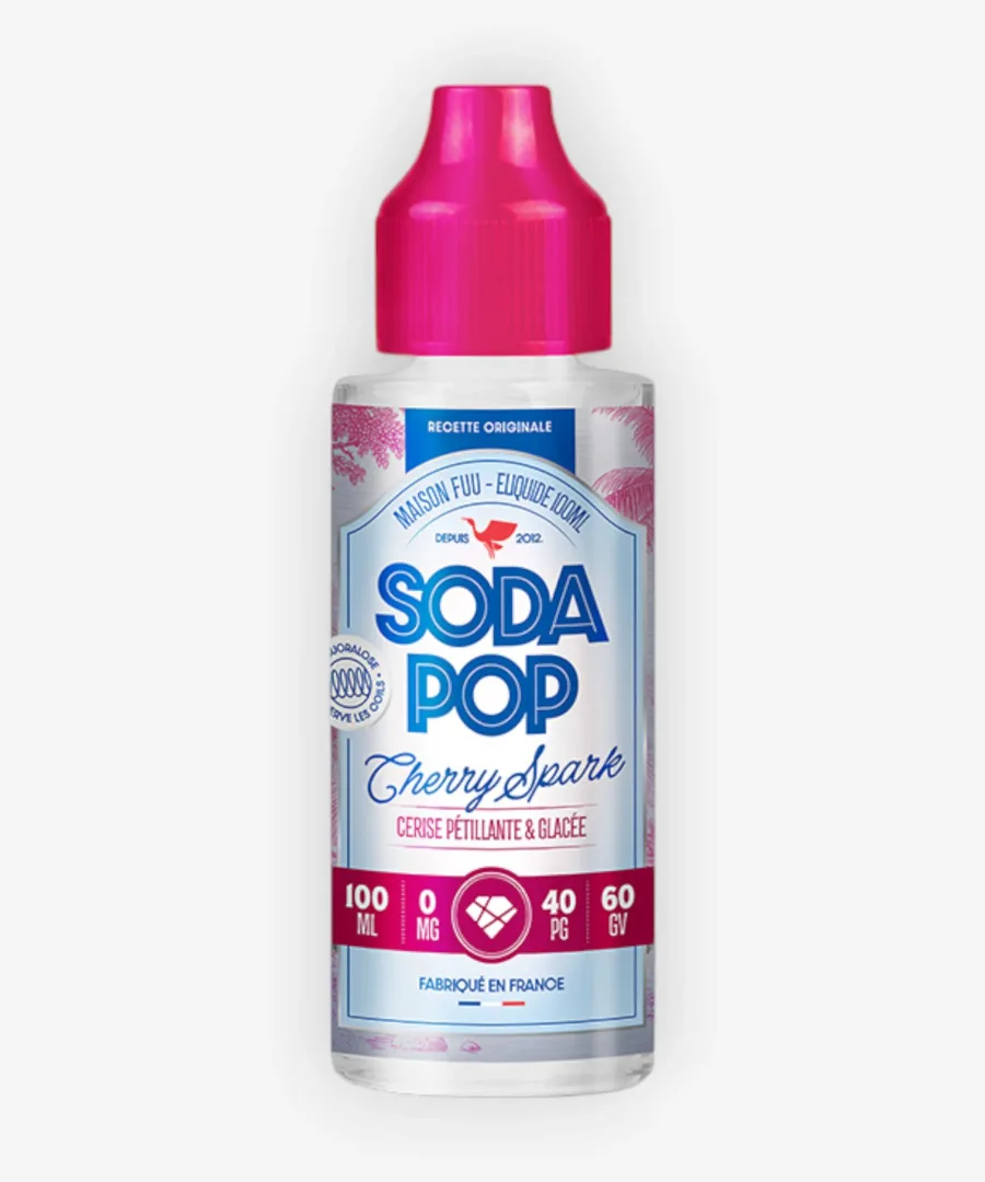 E-liquide Cherry Spark 100 mL - Soda Pop The Fuu