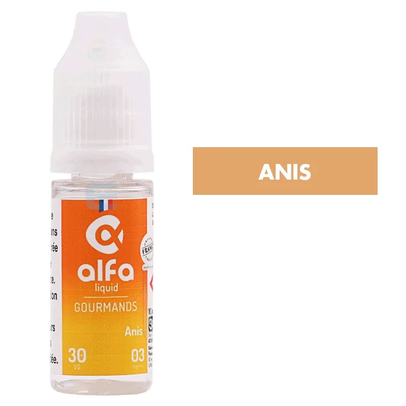 E-liquide Anis (30 VG) 10 mL - Alfaliquid — Alfaliquid - 30VG