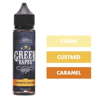 E-liquide Green's Custard 50 mL - Green Vapes — Green Vapes - Classique