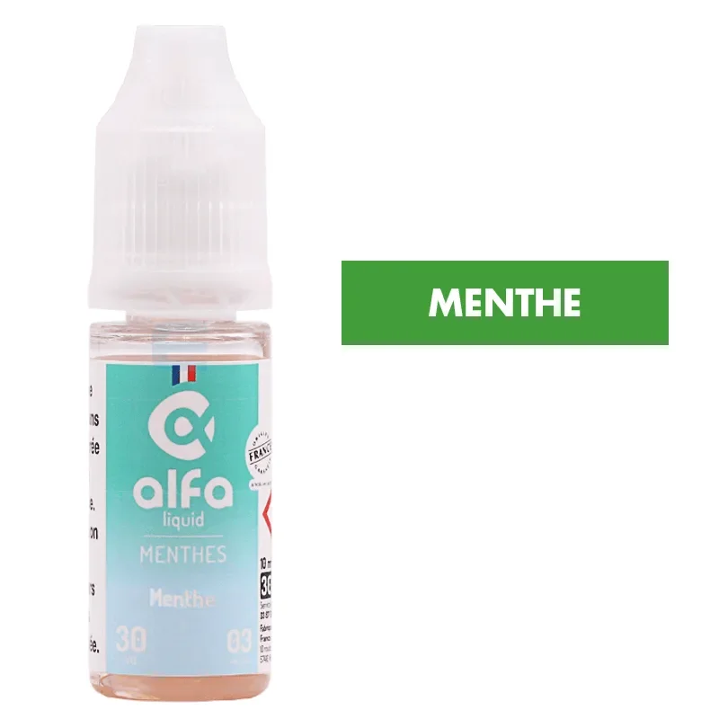 E-liquide Menthe (30 VG) 10 mL - Alfaliquid