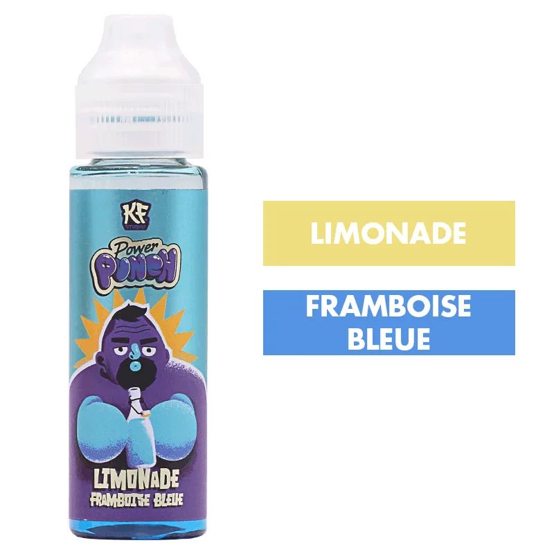 E-liquide Limonade Framboise Bleue 50 mL - Power Punch — Cloud Vapor - Power Punch