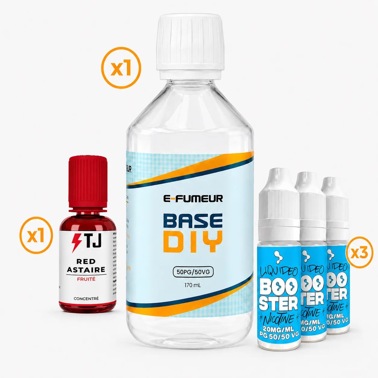 Pack DIY Red Astaire 230 mL - Tjuice — E-Fumeur / Tjuice