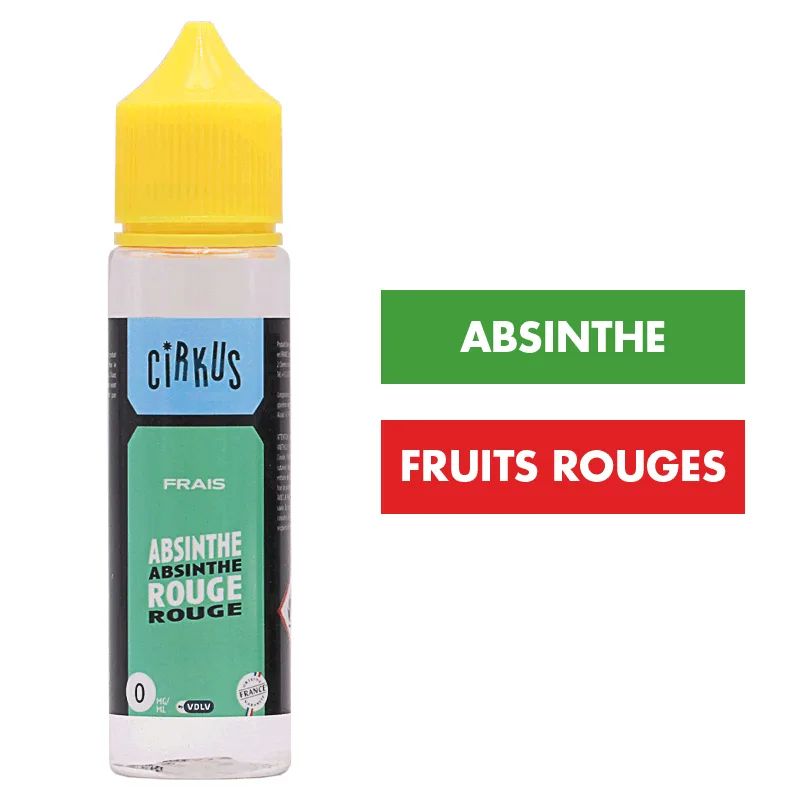 E-liquide Absinthe Rouge 50 mL - CirKus (VDLV) — VDLV - Cirkus