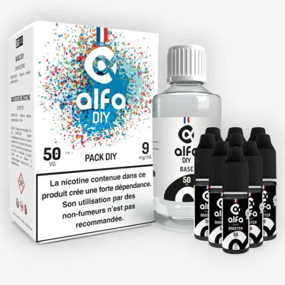 Pack DIY 50/50 200 mL - Alfa DIY — vue 2