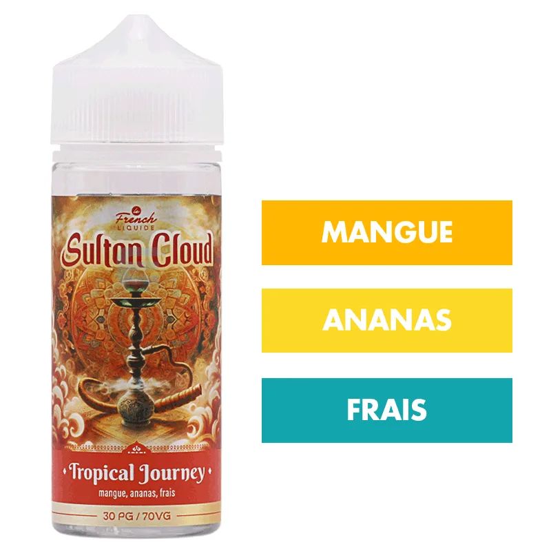 E-liquide Tropical Journey 100 mL - Sultan Cloud (Le French Liquide) — Le French Liquide - Sultan Cloud