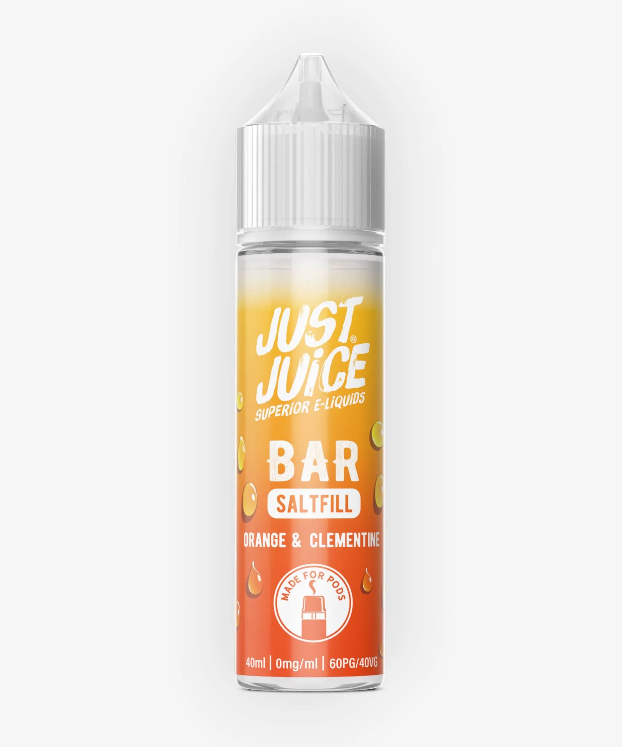 E-liquide Orange & Clementine 40 mL - Bar Saltfill (Just Juice) — Just Juice - Bar Saltfill