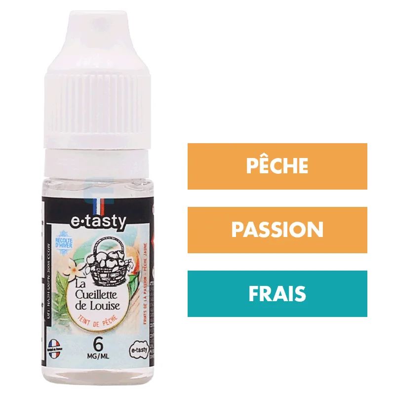 E-liquide Teint de Pêche (Hiver) 10 mL - La Cueillette de Louise (E.Tasty) — E.Tasty - La Cueillette de Louise