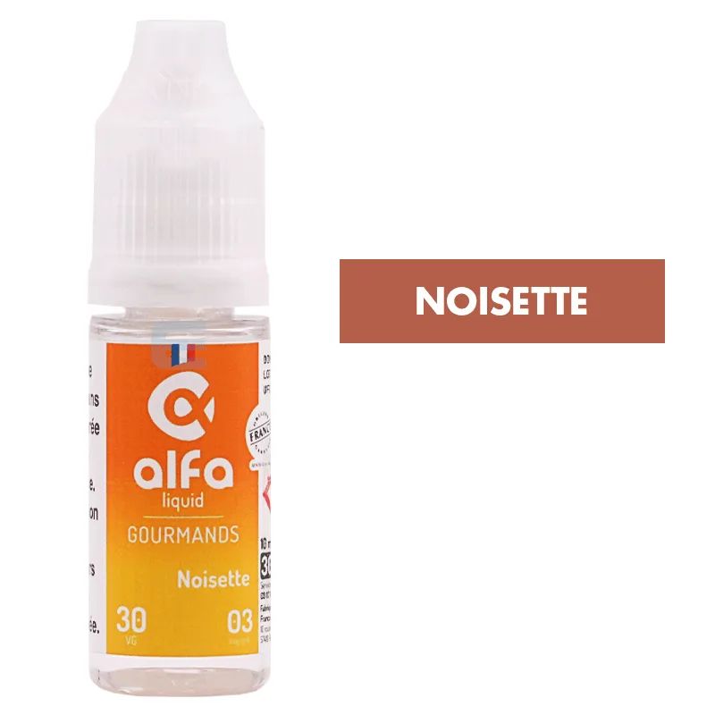 E-liquide Noisette (30 VG) 10 mL - Alfaliquid — Alfaliquid - 30VG