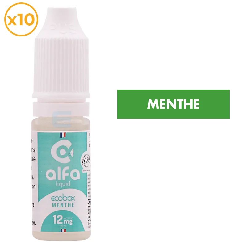 E-liquide Ecobox Menthe (50 VG) 100 mL - Alfaliquid — Alfaliquid - Ecobox