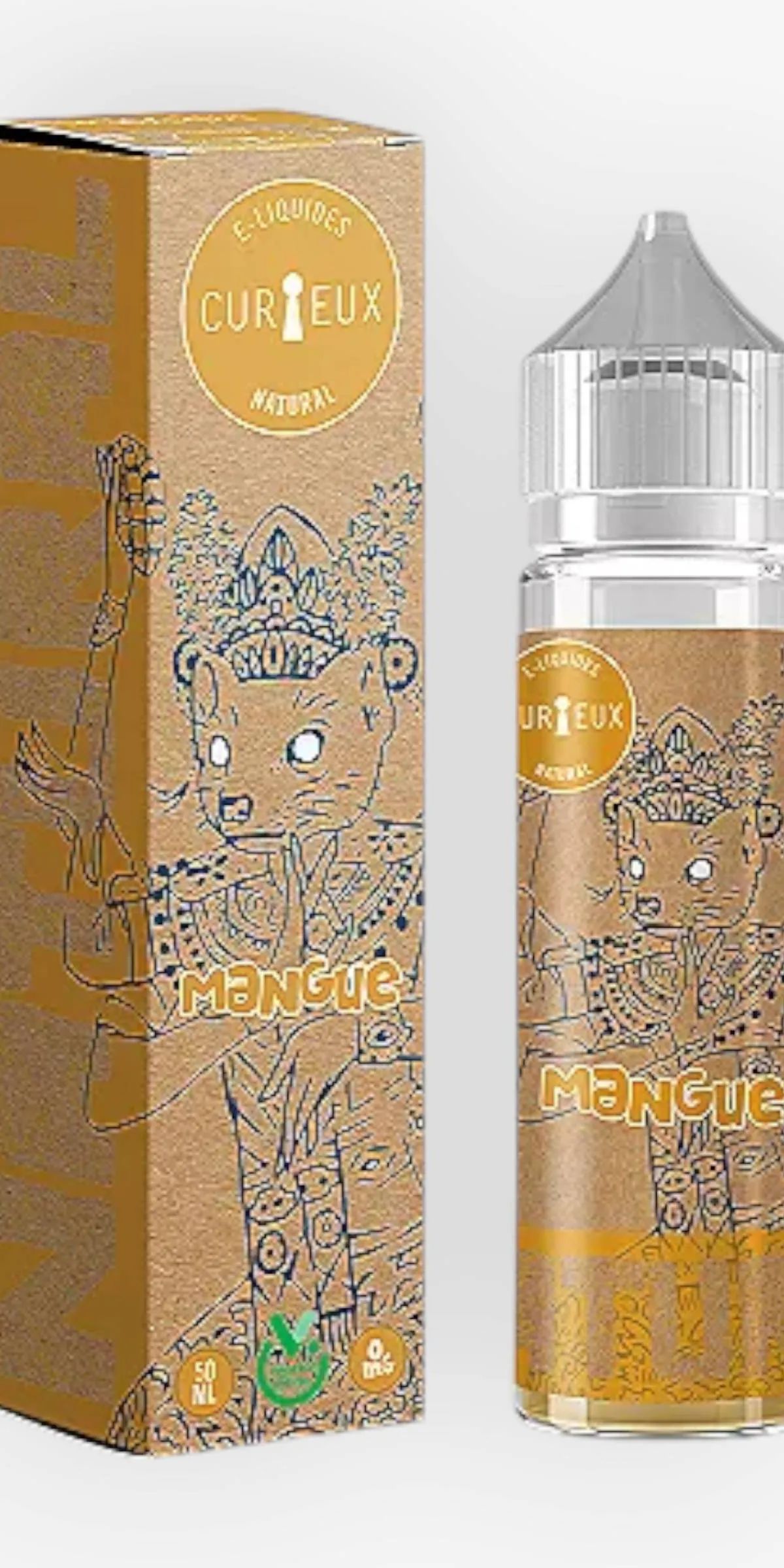 E-liquide Mangue 50 mL - Natural Curieux — Curieux - Edition Natural