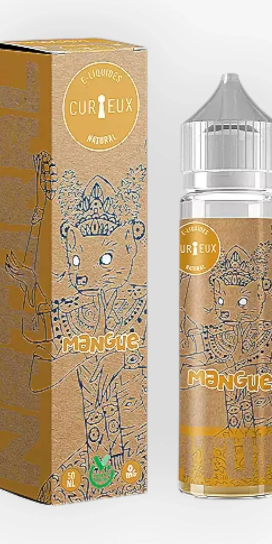 E-liquide Mangue 50 mL - Natural Curieux
