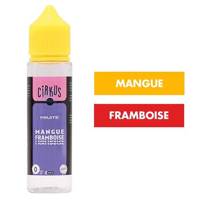 E-liquide Mangue Framboise 50 mL - CirKus (VDLV) — VDLV - Cirkus