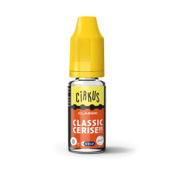 E-liquide Classic Cerise 10 mL - CirKus (VDLV) — VDLV - Cirkus