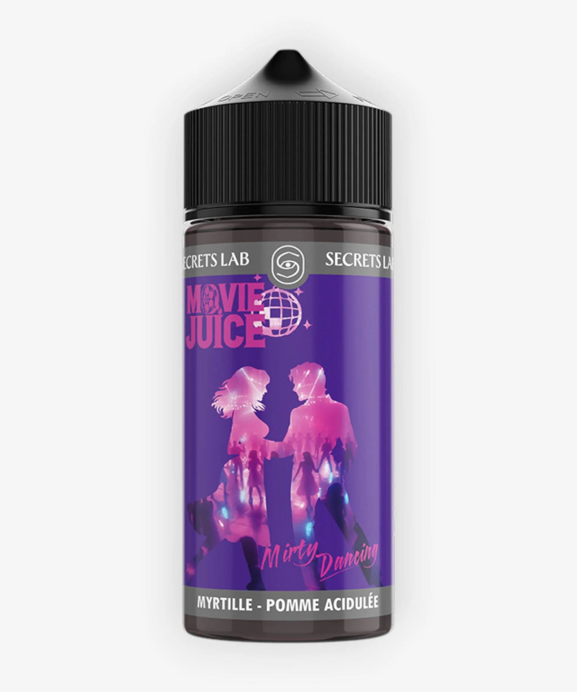 E-liquide Mirty Dancing 100 mL - Movie Juice — Secret's Lab - Movie Juice