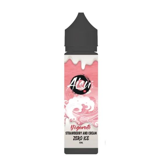 E-liquide Strawberry & Cream Zero Ice 50 mL - Aisu — vue 2