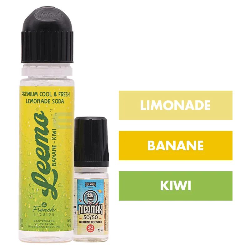 E-liquide Banane Kiwi 60 mL - Leemo (Le French Liquide) — Le French Liquide - Leemo