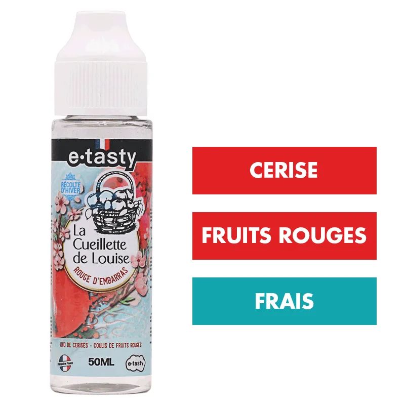 E-liquide Rouge d'Embarras (Hiver) 50 mL - La Cueillette de Louise (E.Tasty) — E.Tasty - La Cueillette de Louise