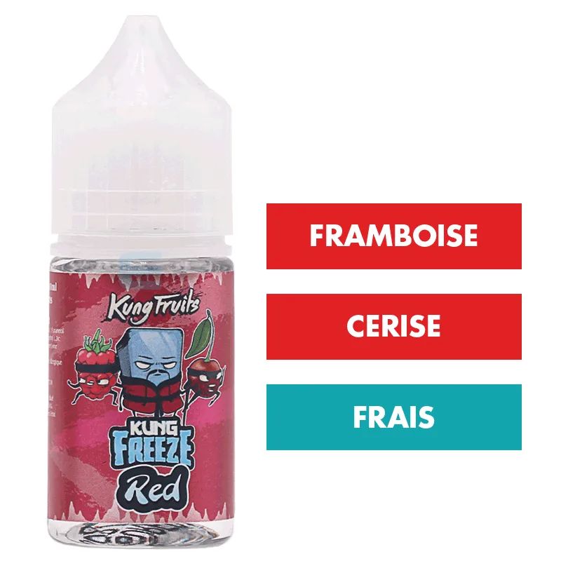 Concentré Red 30 mL - Kung Freeze — Cloud Vapor - Arômes Kung Freeze