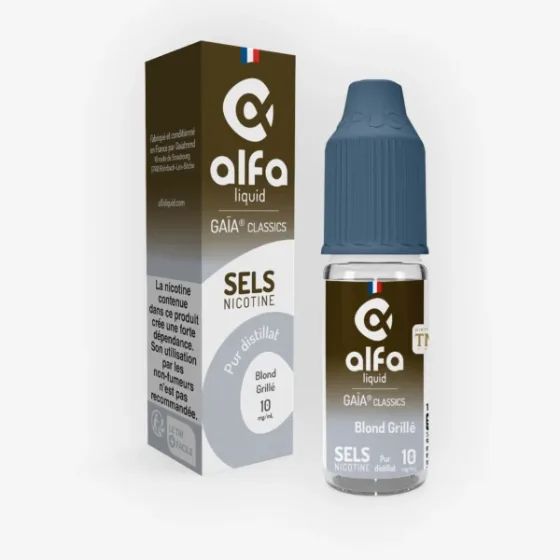 Blond Grillé sels de nicotine 10 mL - Gaïa Alfaliquid — Alfaliquid - Gaïa Classics