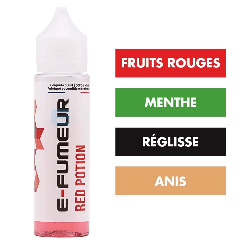 E-liquide Red Potion 50 mL - E-FUMEUR — E-Fumeur - E-liquides