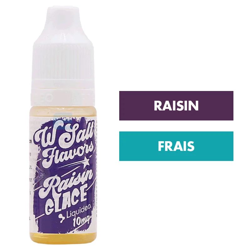 E-liquide Raisin Glacé 10 mL - Wsalt (Liquideo) — Liquideo - Wsalt