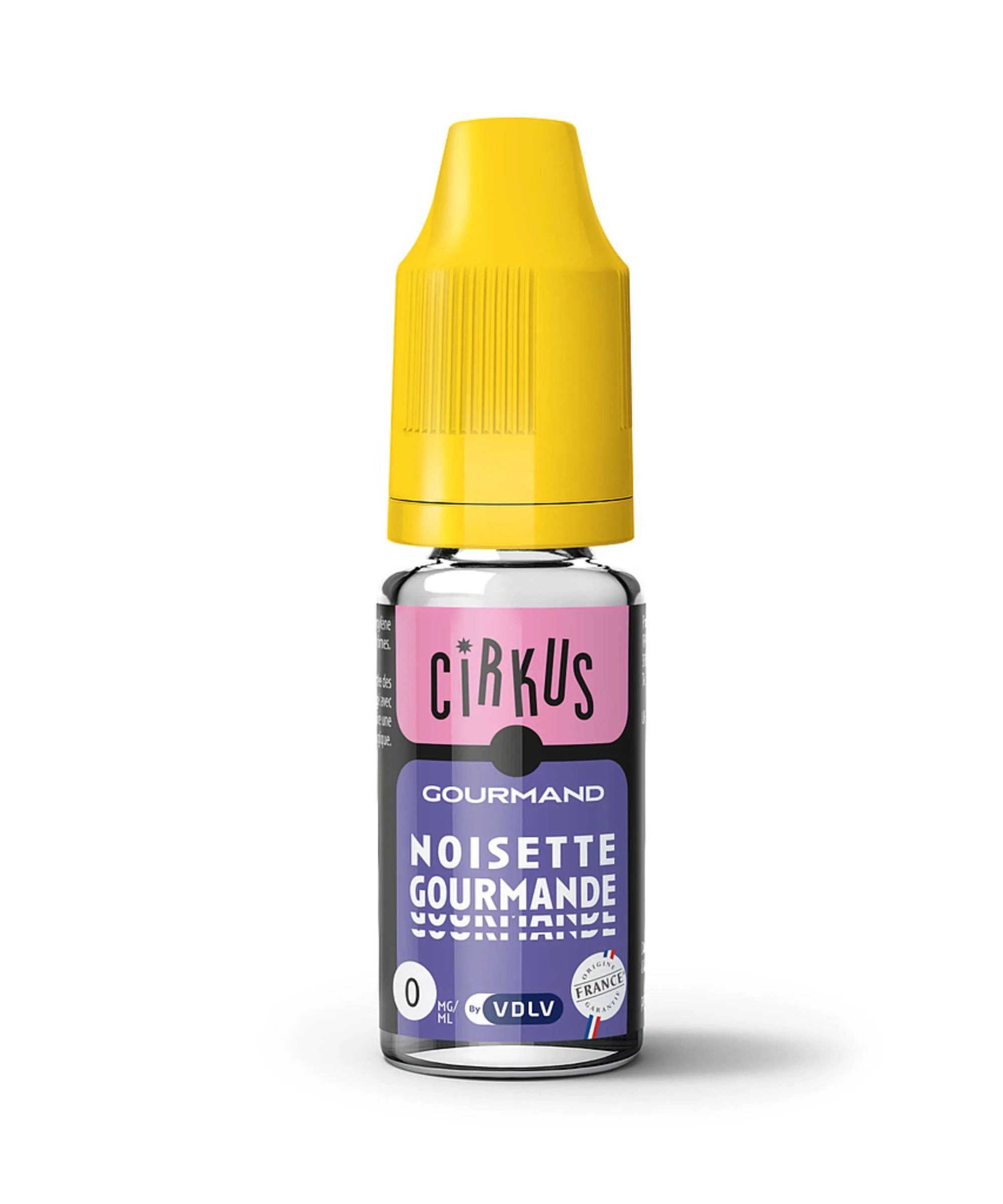 E-liquide Noisette Gourmande 10 mL - Cirkus VDLV — VDLV - Cirkus