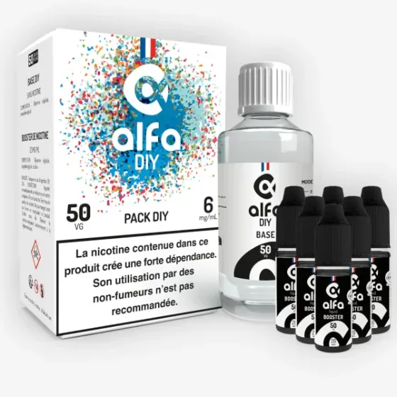 Pack DIY 50/50 200 mL - Alfa DIY