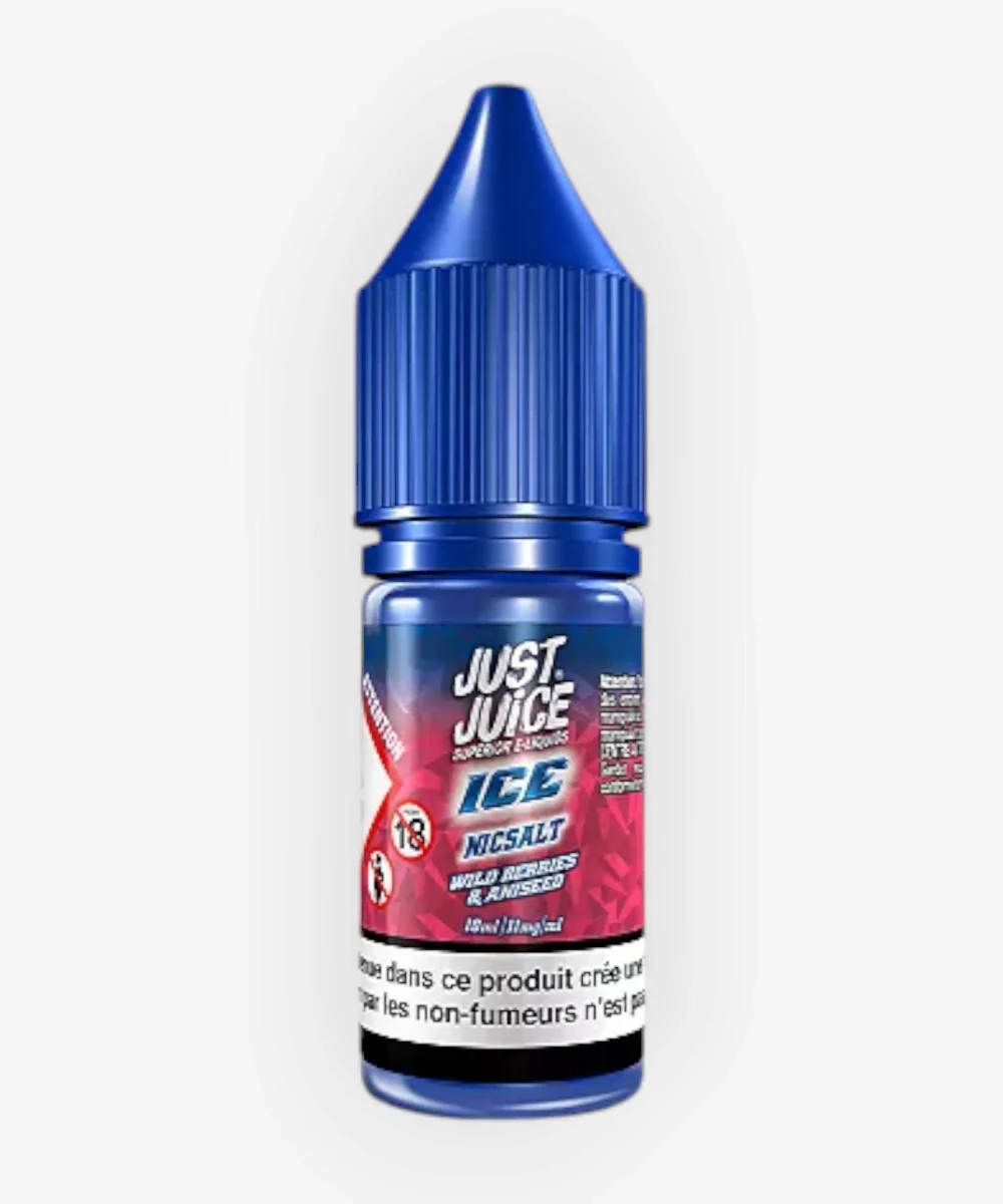 E-liquide Wild Berries & Aniseed Nic Salt Ice 10 mL - Just Juice