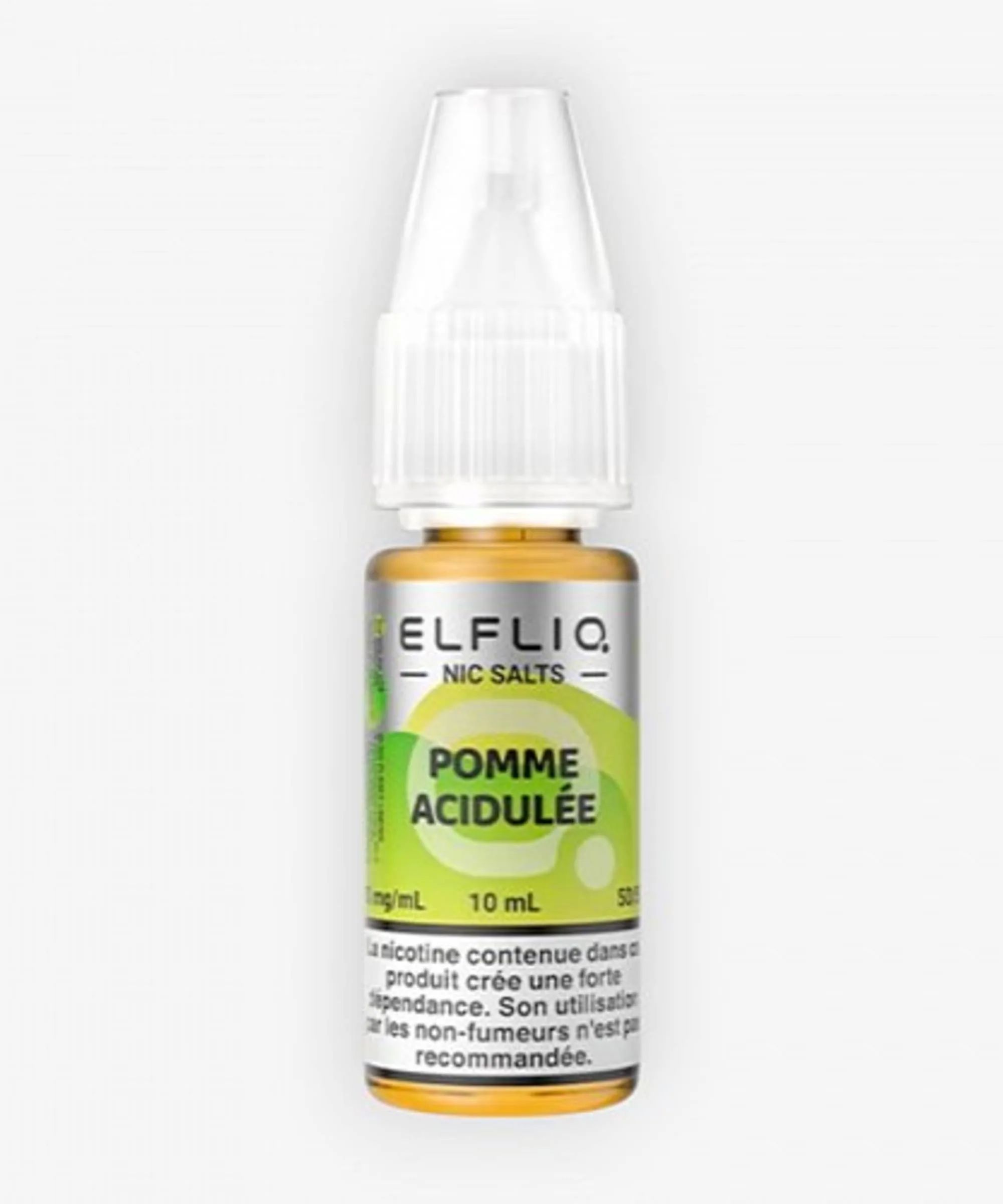 E-liquide Pomme Acidulée Nic Salt 10 mL - Elfliq ElfBar — Elfbar - Elfliq