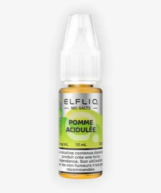 E-liquide Pomme Acidulée Nic Salt 10 mL - Elfliq ElfBar — Elfbar - Elfliq