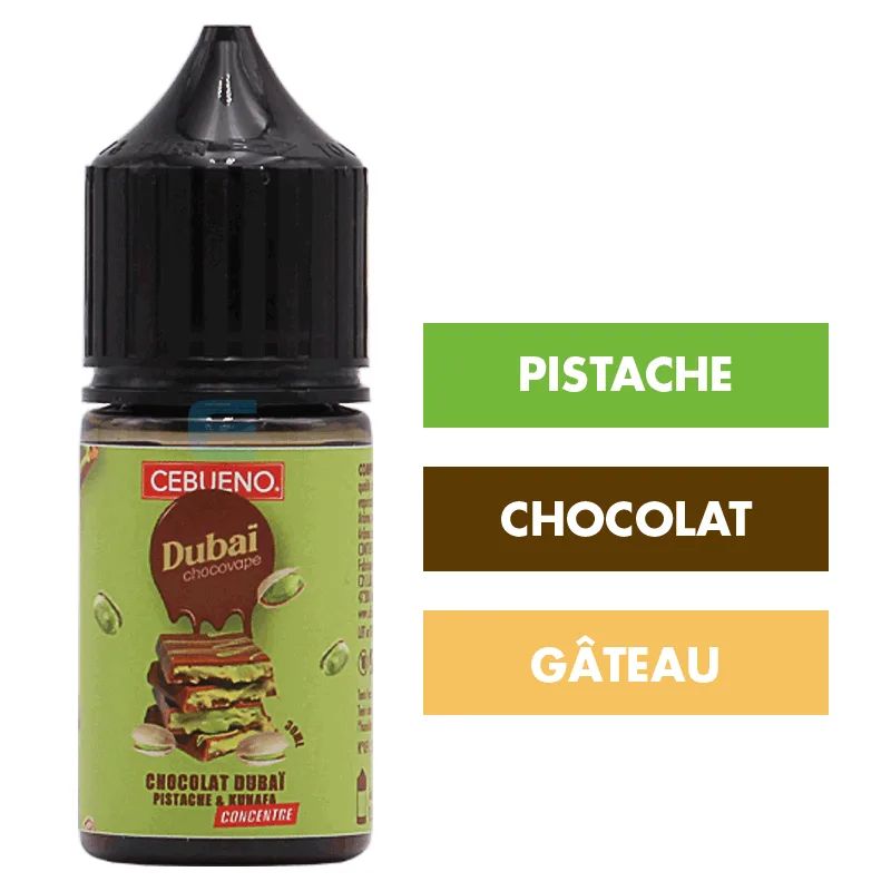 Concentré Dubaï Chocovape 30 mL - Cebueno — Cebueno - Arômes DIY
