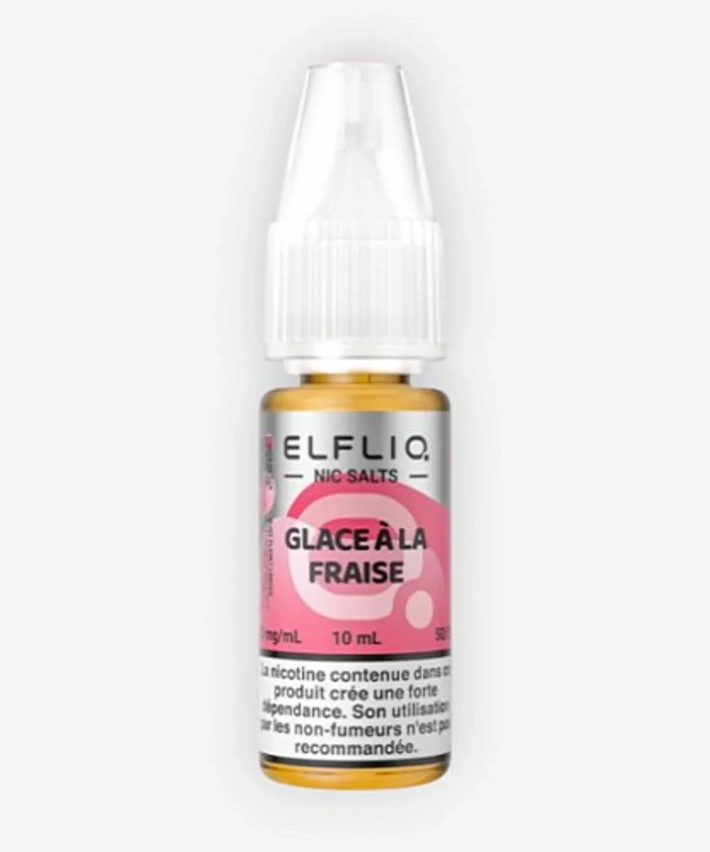 E-liquide Glace À La Fraise 10 mL - Elfliq ElfBar