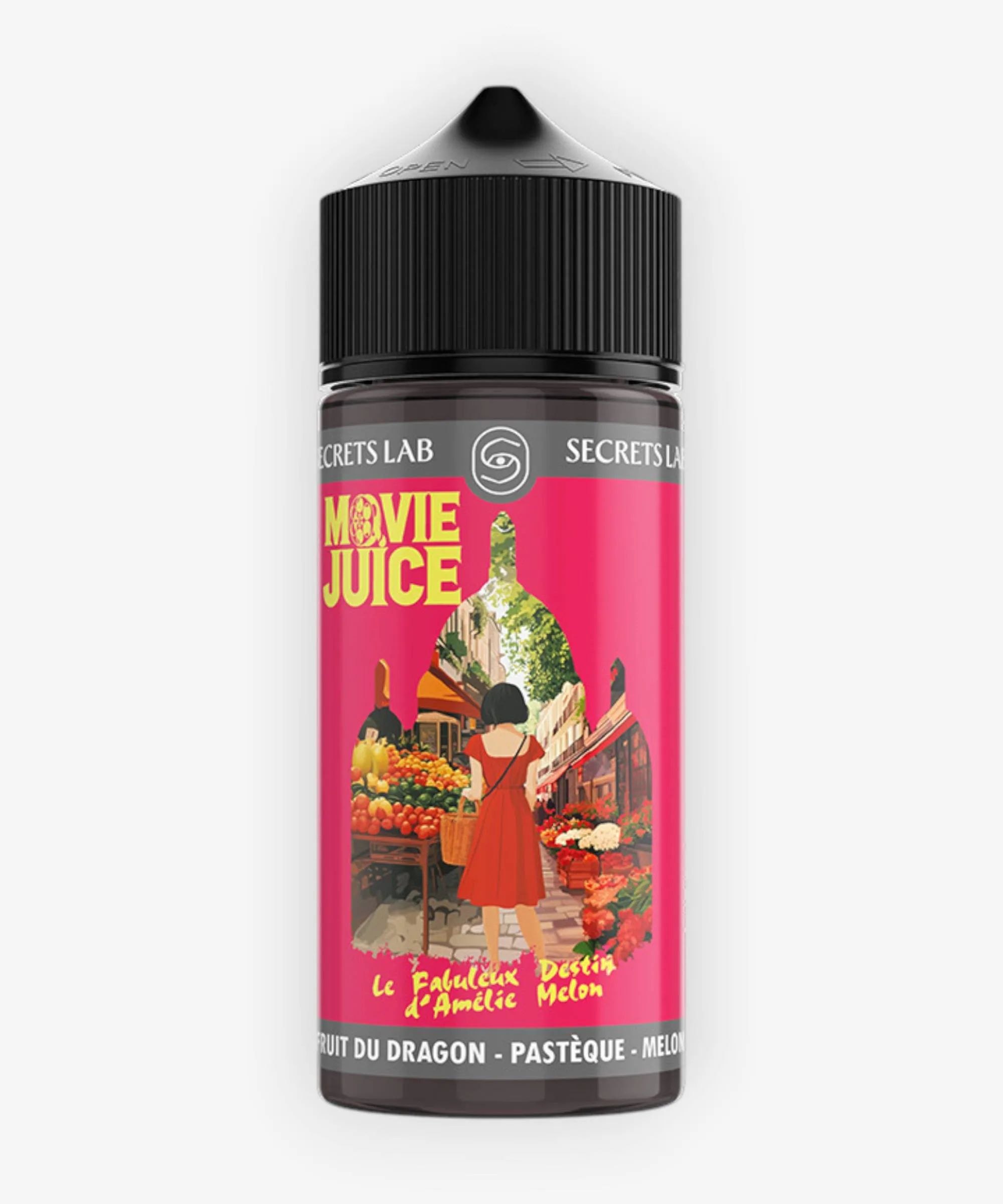 E-liquide Le Fabuleux Destin D' Amelie Melon 100 mL - Movie Juice — Secret's Lab - Movie Juice