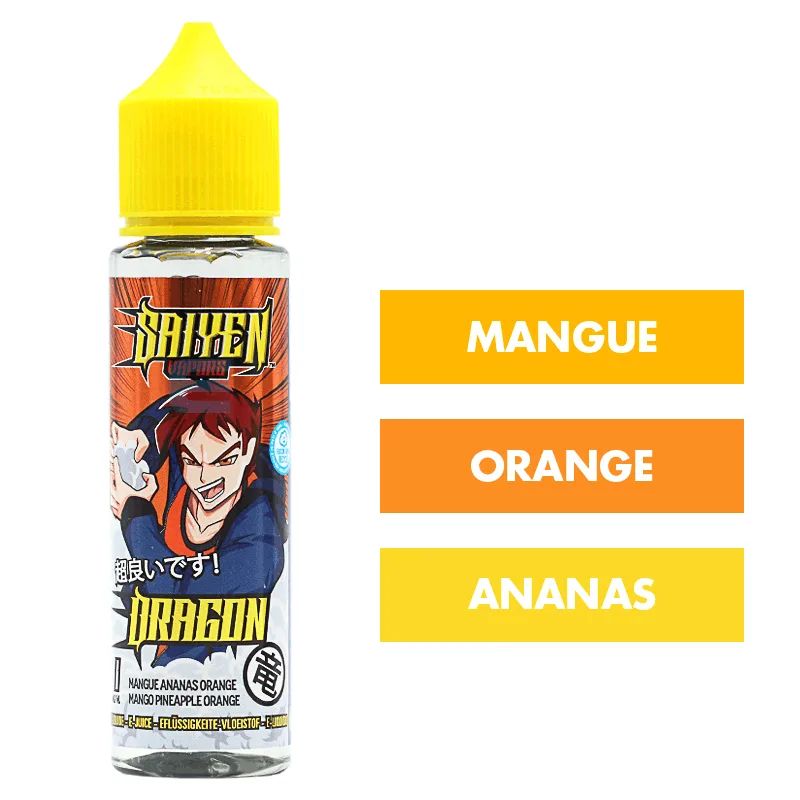 E-liquide Dragon 50 mL - Saiyen Vapors — Swoke - Saiyen Vapors
