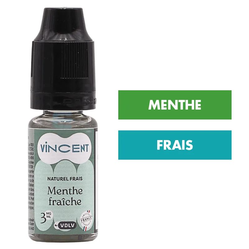 E-liquide Menthe Fraîche 10 mL - Vincent (VDLV) — VDLV - Vincent
