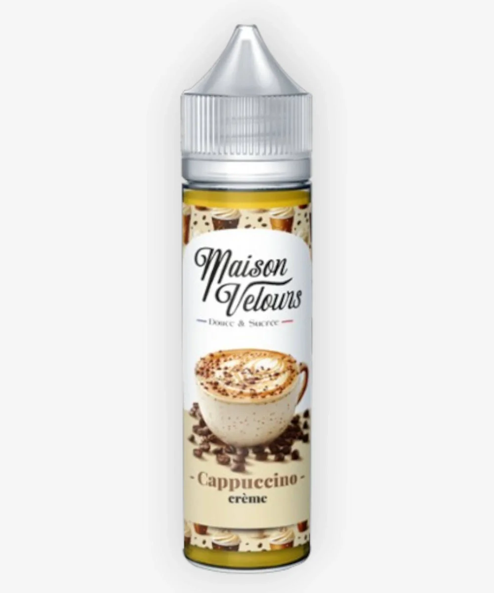 E-liquide Cappuccino Crème 50 mL - Maison Velours