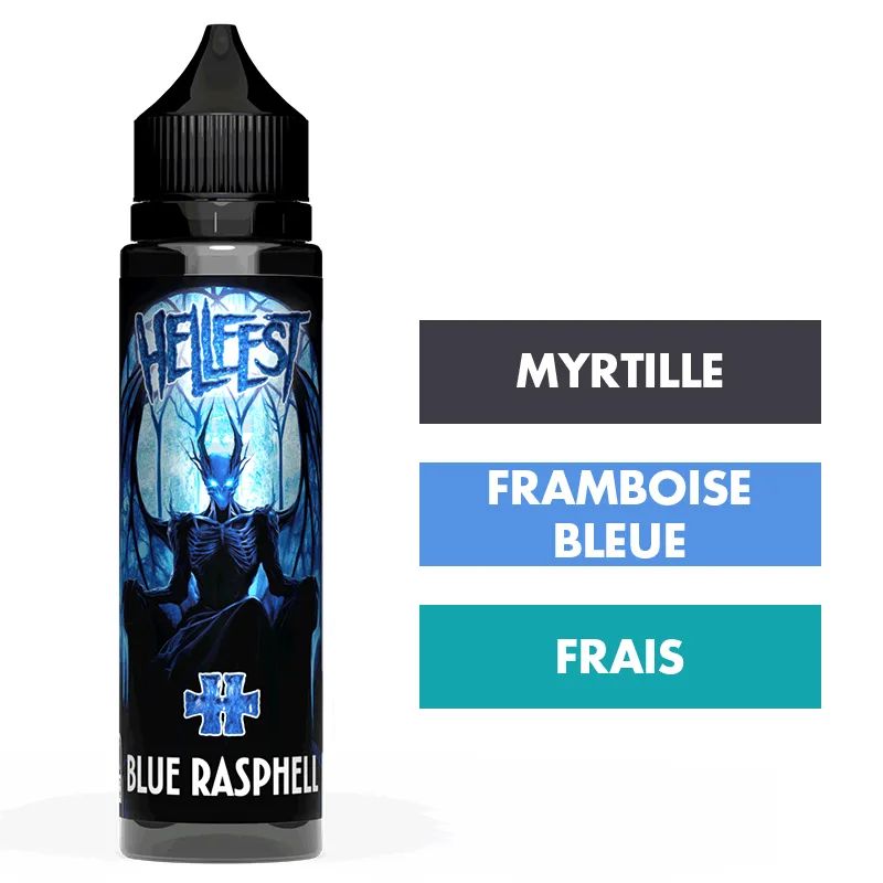 E-liquide Blue Rasphell 50 mL - Hellfest (Cloud Vapor) — Cloud Vapor - Hellfest