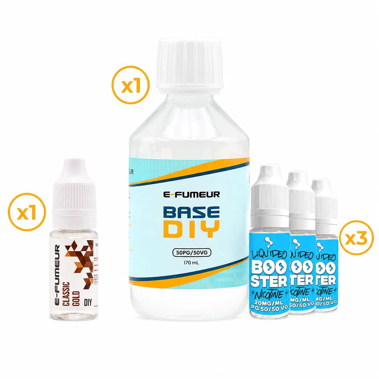 Pack DIY Classic Gold 210 mL - E-FUMEUR — E-Fumeur - Arômes DIY